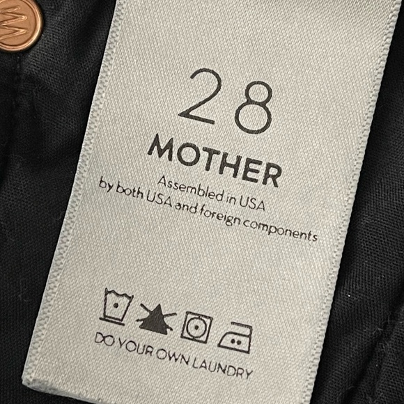 Mother High Waisted Looker Ankle Fray Womens 28 Skinny Raw Hem Stretch Revolve - Picture 9 of 10